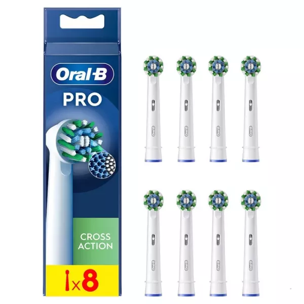 Насадки для електр. зубної щітки Oral-B Cross Action EB50RX (8)