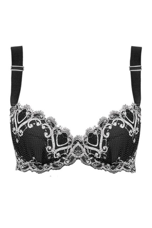 Бюстгальтер Verona V.I.P.A. 1910 чорно-білий