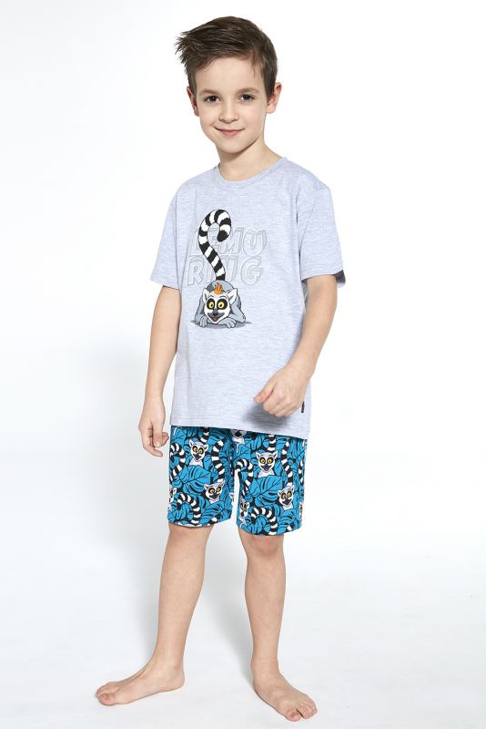 Піжама для хлопчиків підлітків 790-21/95 Lemuring Cornette меланжево-бірюзова