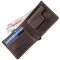 Classic unisex purse with magnet Grande Pelle 11208 brown
