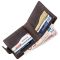 Thin unisex leather wallet Grande Pelle 11220 brown