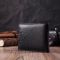 Мужской кошелек среднего размера из натуральной кожи ST Leather 22484 черный