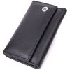 Вместительная ключница из натуральной кожи ST Leather 22477 черная