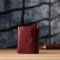 Миниатюрный женский кошелек из натуральной кожи ST Leather 23082 бордовый