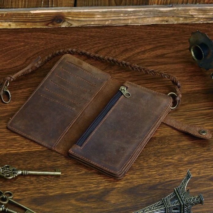 Чоловічий клатч 14383 з vintage шкіри Vintage коричневий
