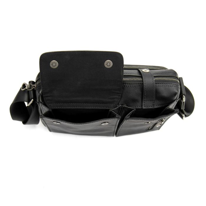 Кожаная сумка через плечо горизонтальная Tiding Bag 1628A