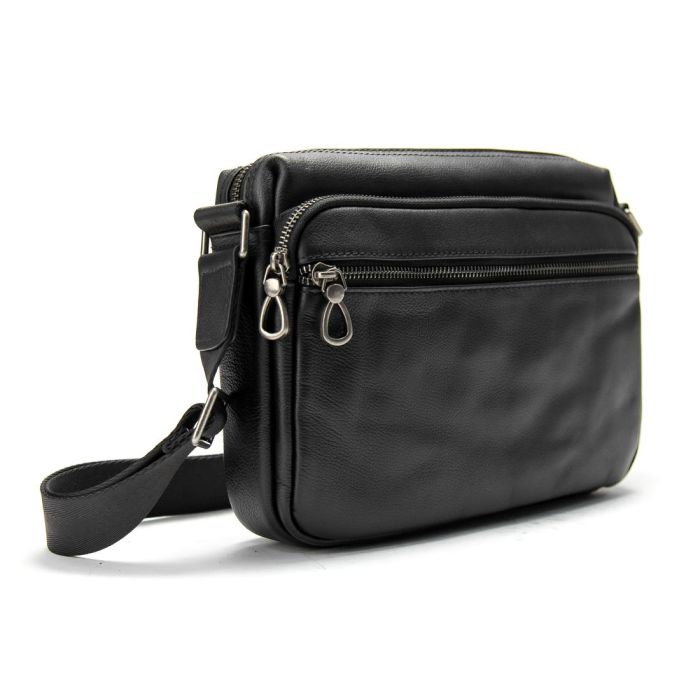 Кожаная сумка через плечо горизонтальная Tiding Bag 1628A