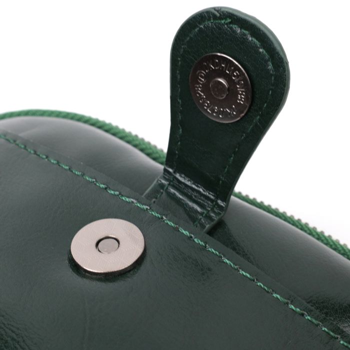 Кожаная женская сумка с глянцевой поверхностью Vintage 22420 зеленый