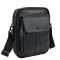 Чоловічий месенджер із м'якої шкіри Tiding Bag 1639A чорний