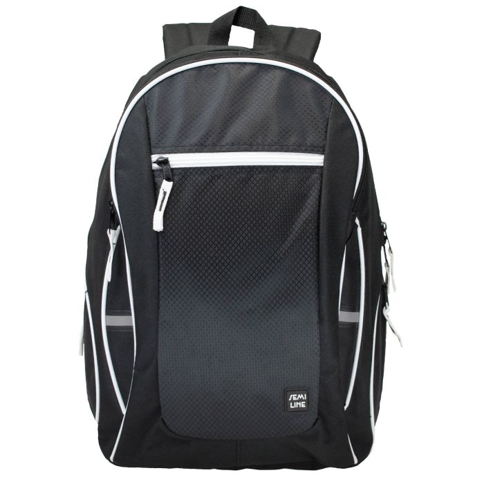 Рюкзак міський Semi Line 28 Black/White Elements (J4919-1)