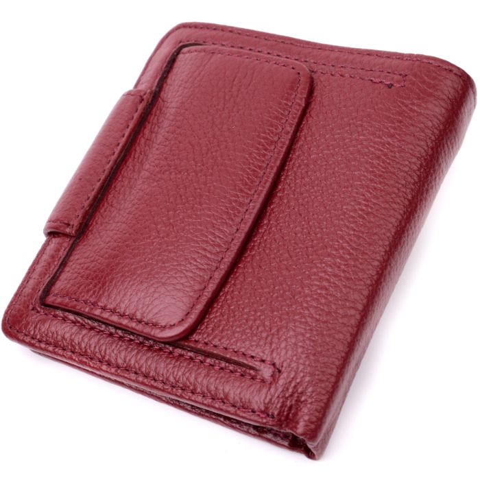 Жіночий гаманець вертикального типу із натуральної шкіри ST Leather 22452 бордовий