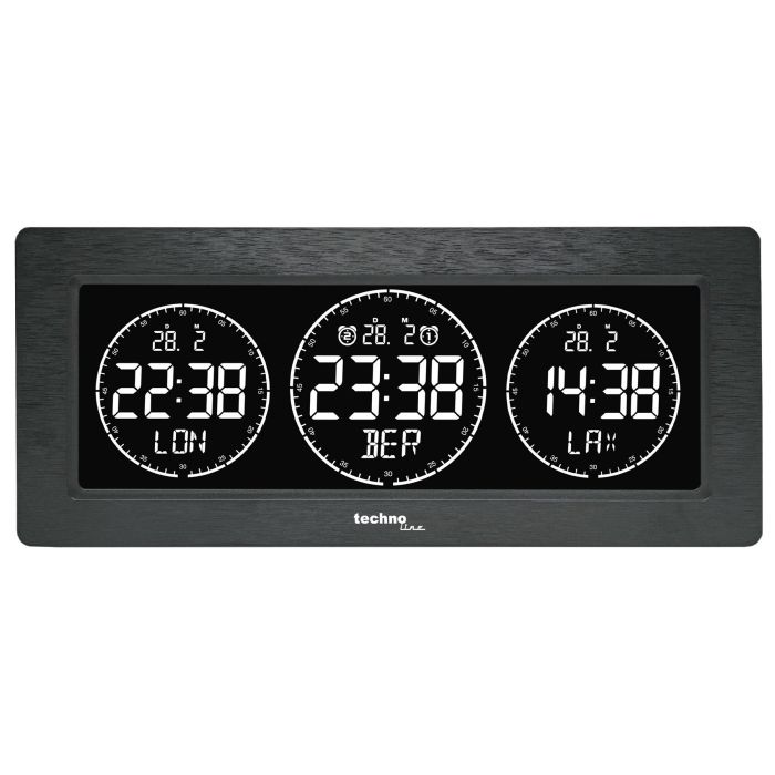 Годинник настільний Technoline WT458 Black (WT458)