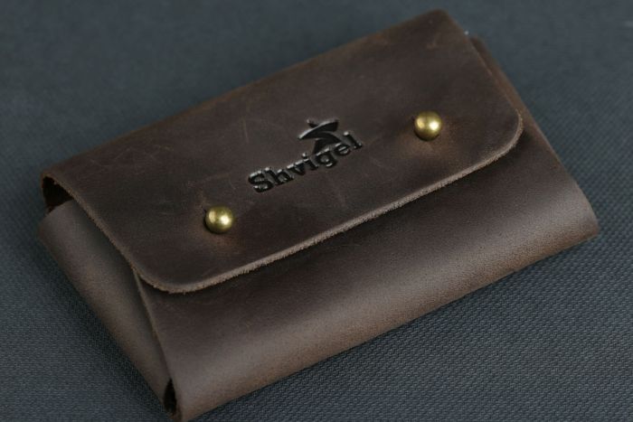 Візитниця SHVIGEL 16160 коричнева