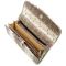 Women's wallet 18550 made of natural sea snake leather SEA SNAKE LEATHER beige