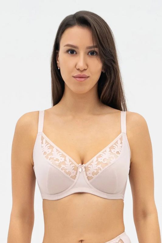 Бюстгальтер м'яка чашка MARTINA 006 15 03 Effetto Lingerie срібний-півонія