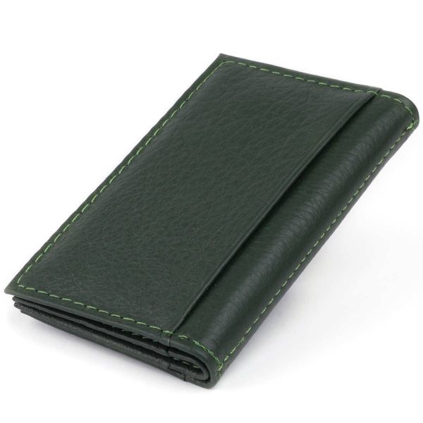 Business card-book ST Leather 19215 green