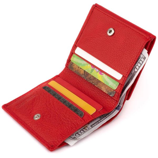 Компактний жіночий гаманець ST Leather 19259 червоний