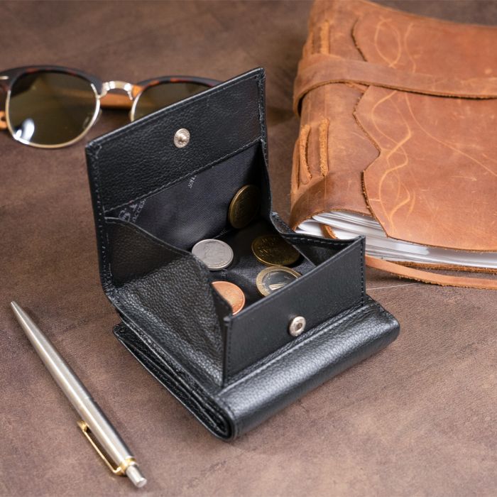 Компактний жіночий гаманець ST Leather 19256 чорний