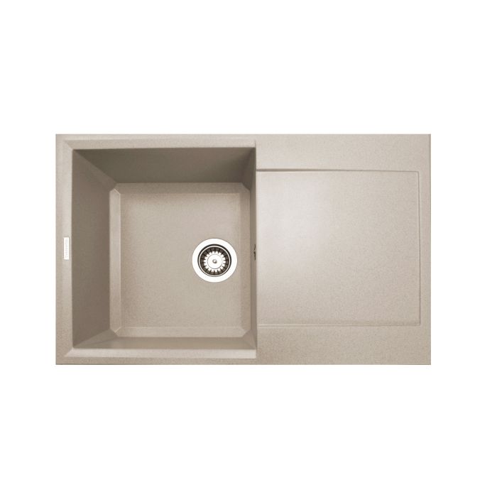 Кухонная мойка Adamant HORIZON avena 780x495x230 мм, с крылом