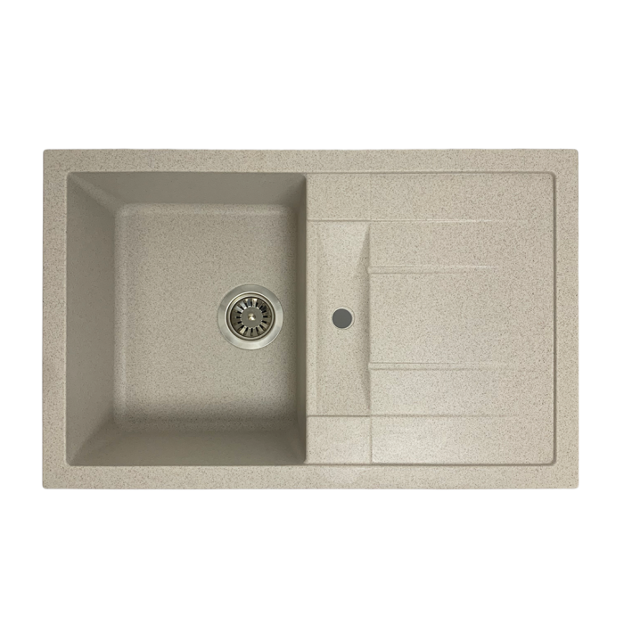 Кухонная мойка Adamant FORT avena 770x495x200 мм, с крылом