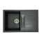 Кухонная мойка Adamant FORT графит 770x495x200 мм, с крылом