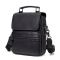 Vertical men's bag in soft leather 20367 Vintage black