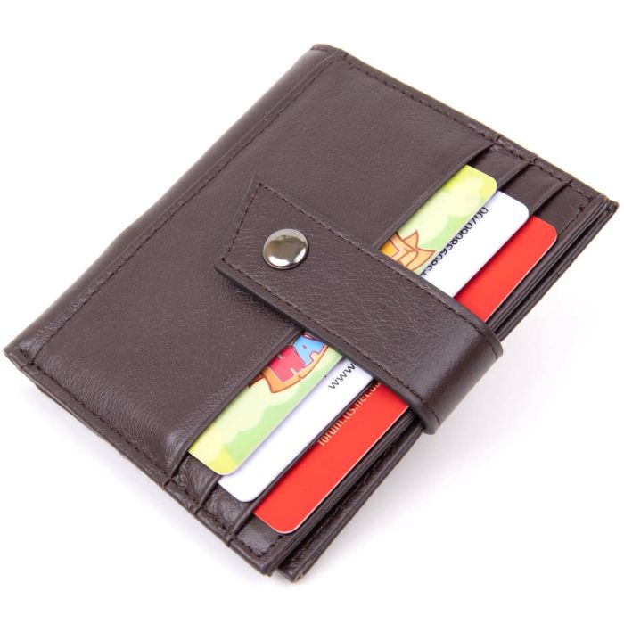 Картхолдер унисекс 20447 Винтаж темно-коричневый