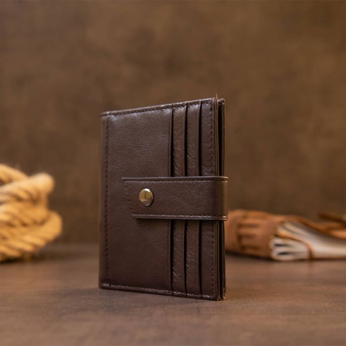 Картхолдер унисекс 20447 Винтаж темно-коричневый