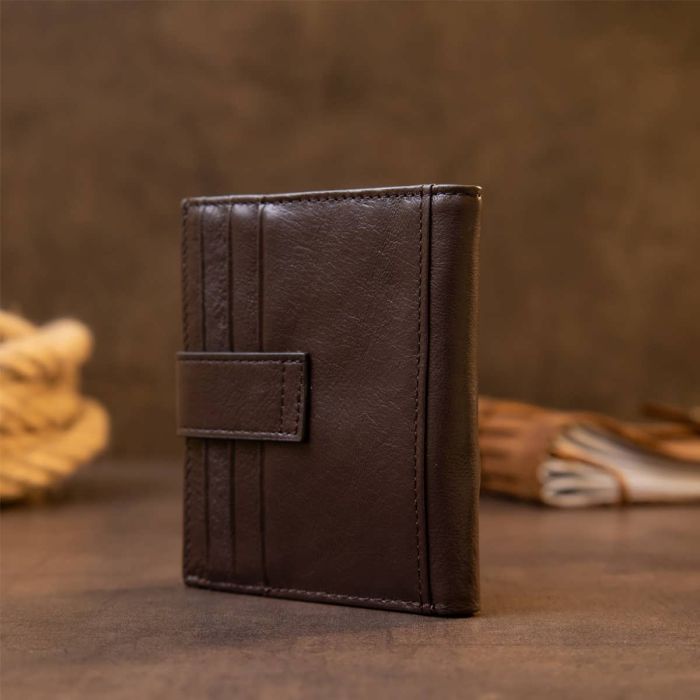 Картхолдер унисекс 20447 Винтаж темно-коричневый