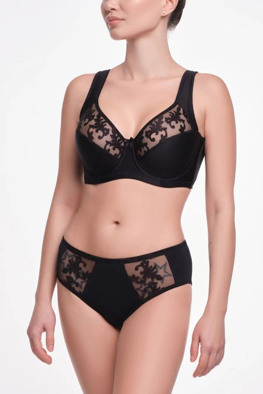 Бюстгальтер м'яка чашка MARTINA 006 15 02 Effetto Lingerie чорний