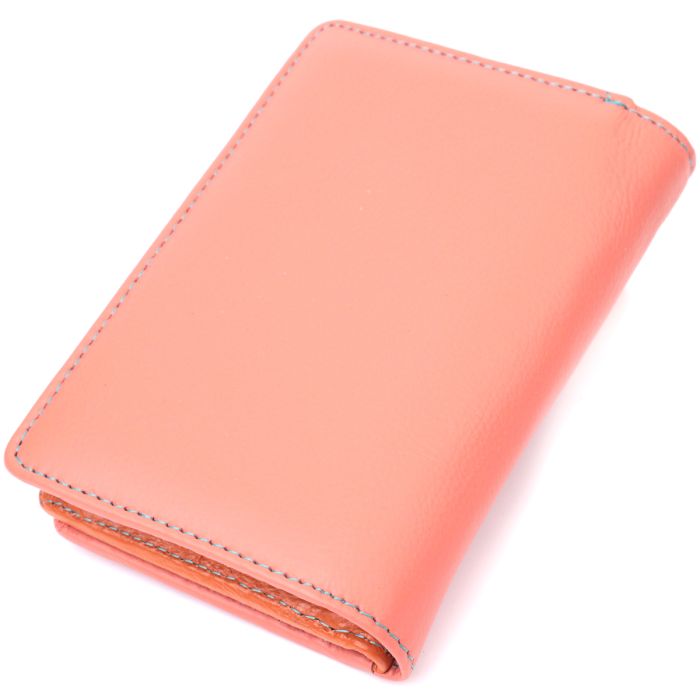 Оригінальний гаманець для жінок із натуральної шкіри ST Leather 22499 помаранчевий
