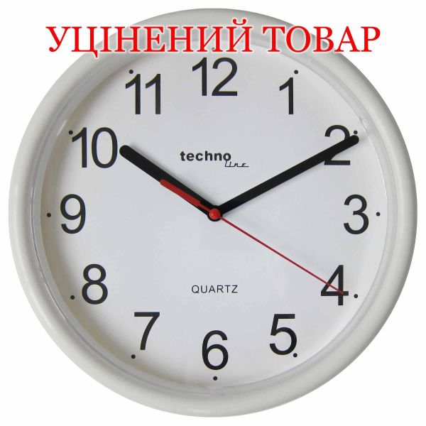 Годинник настінний Technoline WT600 White (WT600 weis)_Discounted