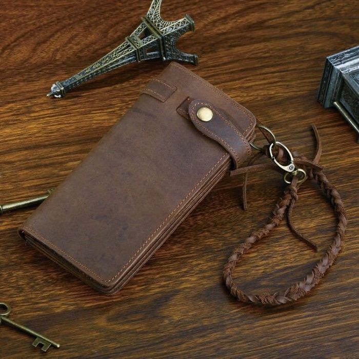 Чоловічий клатч 14383 з vintage шкіри Vintage коричневий