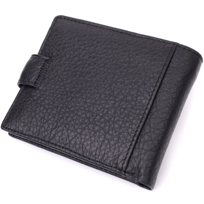 Мужской кошелек удобного размера ST Leather 22471 черный