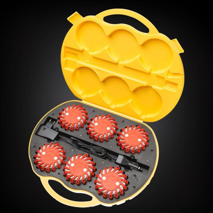 Комплект ліхтарів професійних Mactronic M-Flare (65 Lm) Amber Magnet Synch Recharg 12/220V (PSD0012)