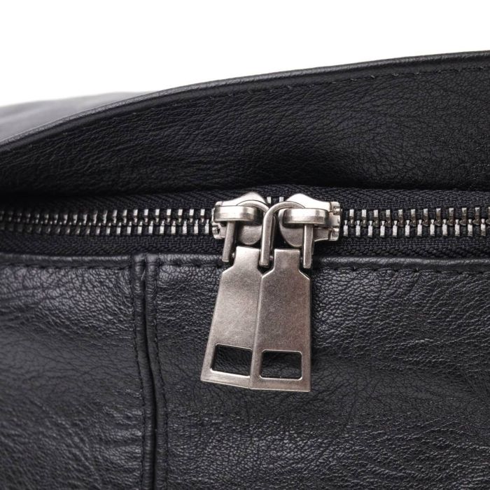 Сумка через плечо Vintage 20831 кожаная черная.