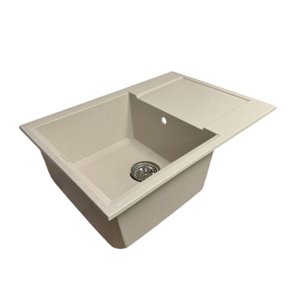 Кухонна мийка Adamant HORIZON MEDIUM avena 700x500x230 мм, з крилом