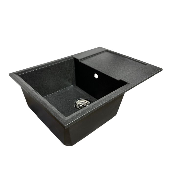 Кухонная мойка Adamant HORIZON MEDIUM графит 700x500x230 мм, с крылом