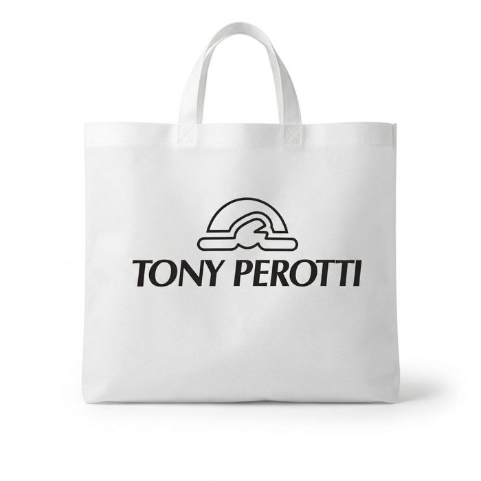 Мужская сумка из натуральной кожи Tony Perotti Contatto 9194 nero (90631) Черная