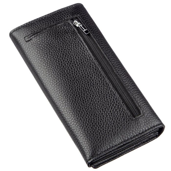 Гаманець для жінок на кнопці ST Leather 18859 чорний