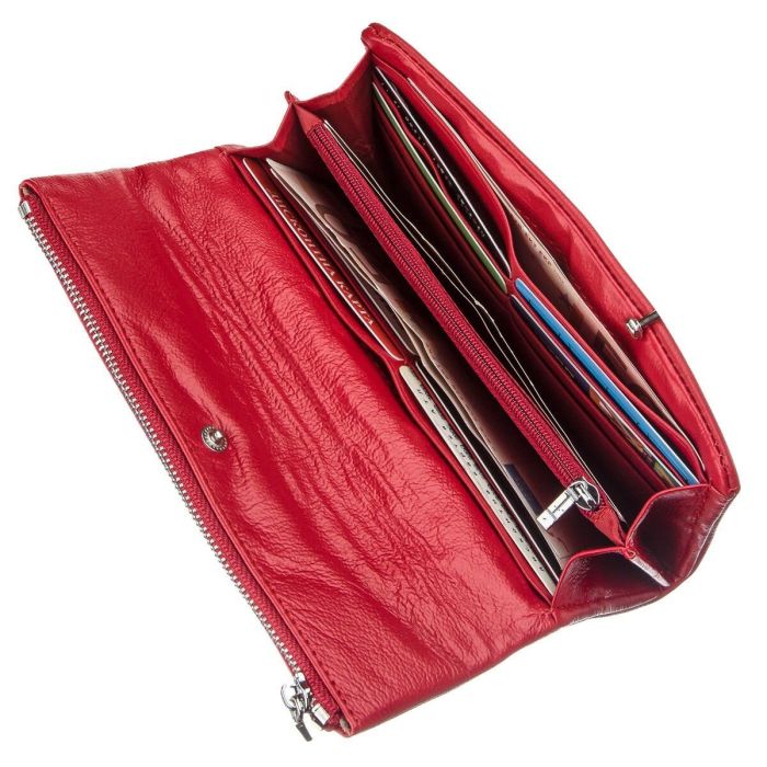 Шкіряний жіночий гаманець ST Leather 20091 червоний