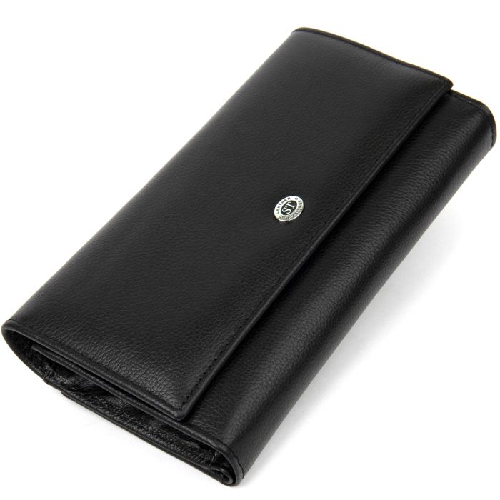 Универсальный женский кошелек ST Leather 19388 черный