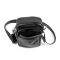 Мессенджер маленький кожаный черный TIDING BAG 333-1A