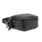 Мессенджер маленький кожаный черный TIDING BAG 333-1A