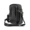 Мессенджер маленький кожаный черный TIDING BAG 333-1A