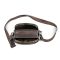 Мессенджер маленький кожаный черный шоколад TIDING BAG 333-1C