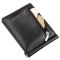 Зажим с монеткой на молнии ST Leather 18948 черный