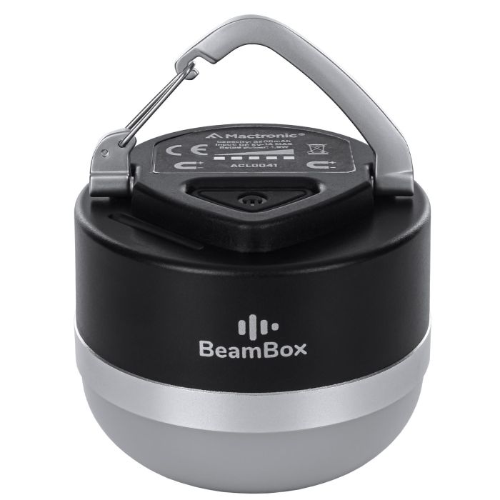 Ліхтар кемпінговий з колонкою Mactronic BeamBox (160 Lm) Bluetooth Speaker USB-C (ACL0041)