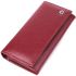 Практичний вертикальний гаманець із натуральної шкіри ST Leather 23085 бордовий