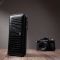 Лакированный женский кошелек на молнии из натуральной кожи ST Leather 22678 черный